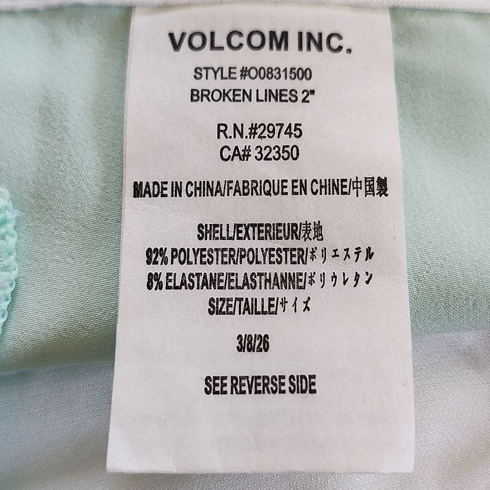 Volcom Broken Lines Board Shorts NWT - image 3